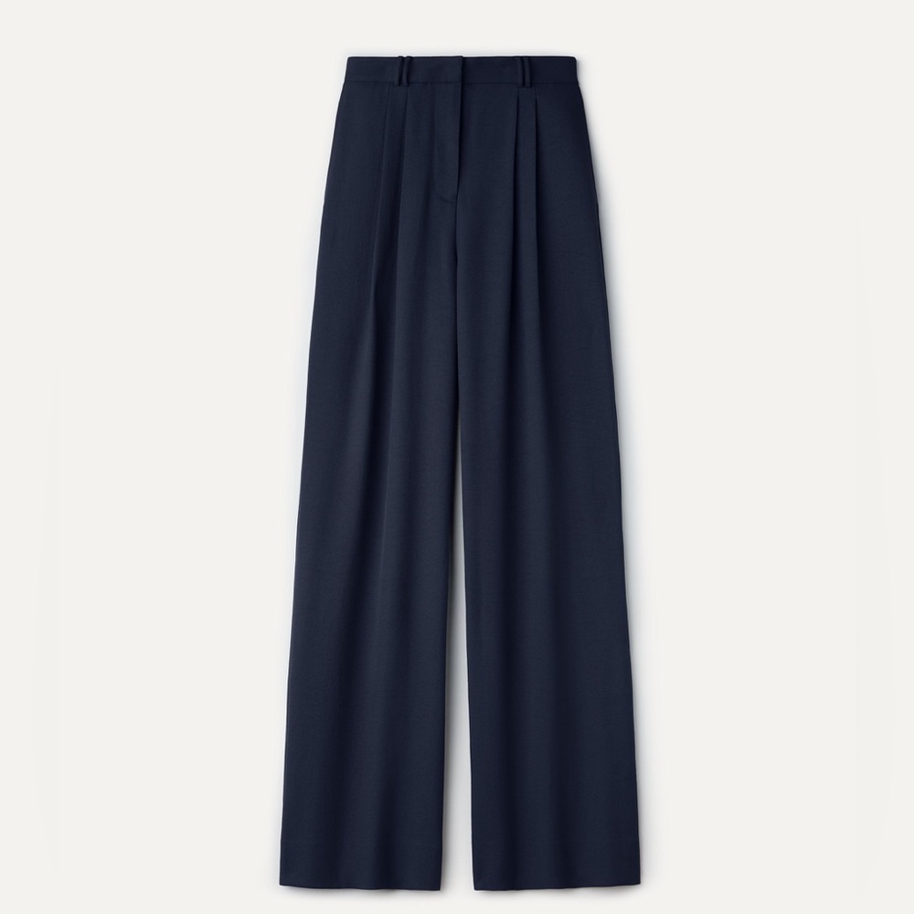 RHONE Navy Wide-Leg Women's Pants - Picture 7 of 16